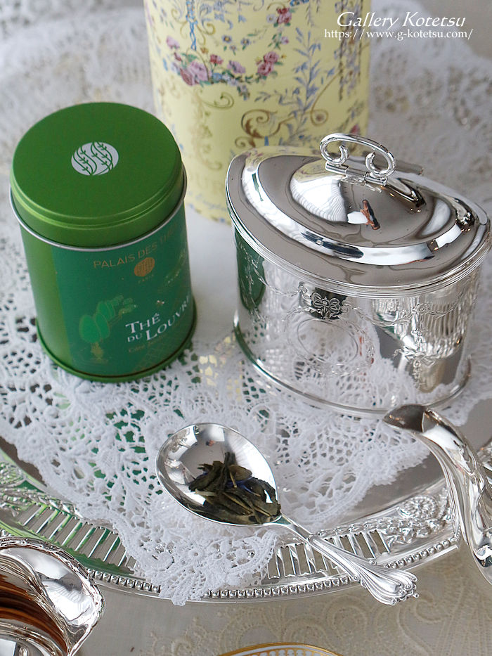 �A���e�B�[�N�V���o�[ antique silver caddy spoon