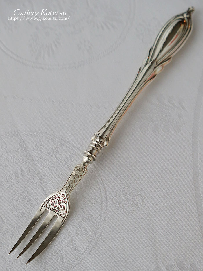 �A���e�B�[�N�V���o�[ antique silver caddy spoon
