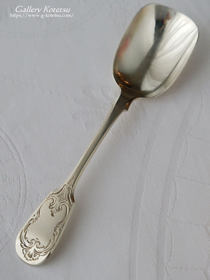 �A���e�B�[�N�V���o�[ antique silver caddy spoon