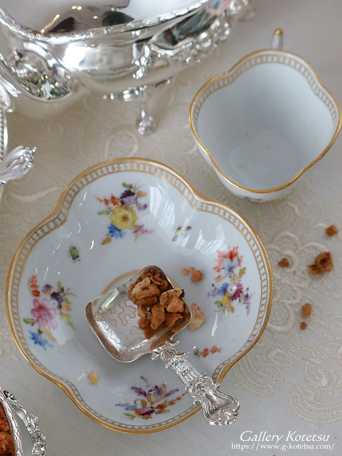 �A���e�B�[�N�V���o�[ antique silver caddy spoon