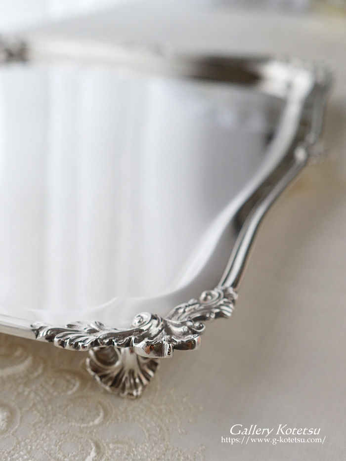 �A���e�B�[�N�V���o�[�@�e�B�[�g���[�@antique silver tea tray