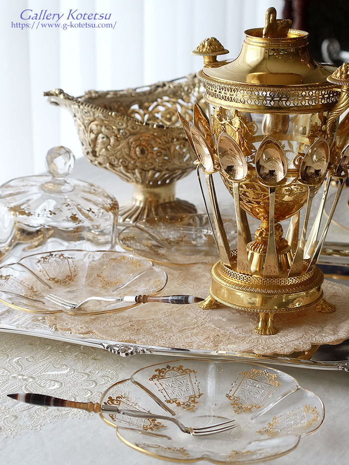 �A���e�B�[�N�V���o�[�@�e�B�[�g���[�@antique silver tea tray