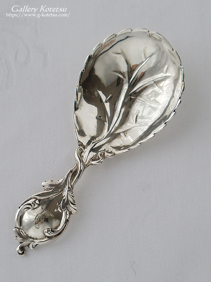 �A���e�B�[�N�V���o�[ antique silver caddy spoon