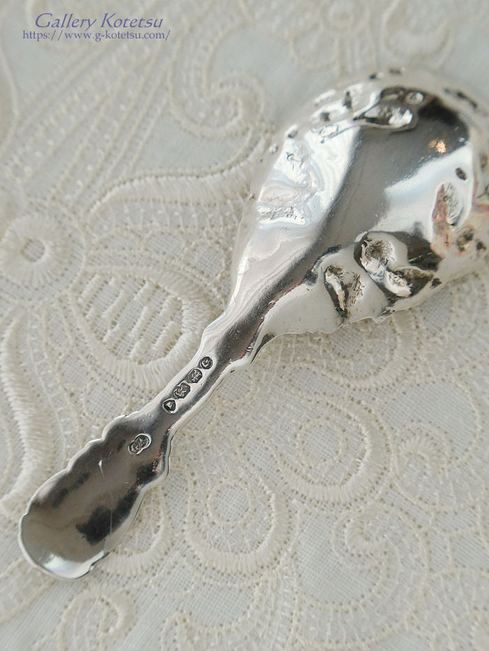 �A���e�B�[�N�V���o�[ antique silver caddy spoon