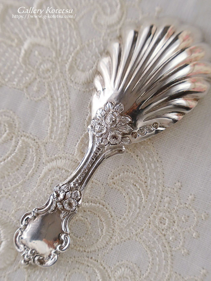 �A���e�B�[�N�V���o�[ antique silver caddy spoon