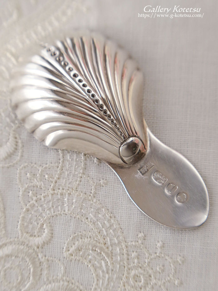 �A���e�B�[�N�V���o�[ antique silver caddy spoon