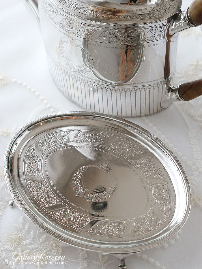 �p����� sterling siver antique silver tea pot �A���e�B�[�N�V���o�[�@�e�B�[�|�b�g
