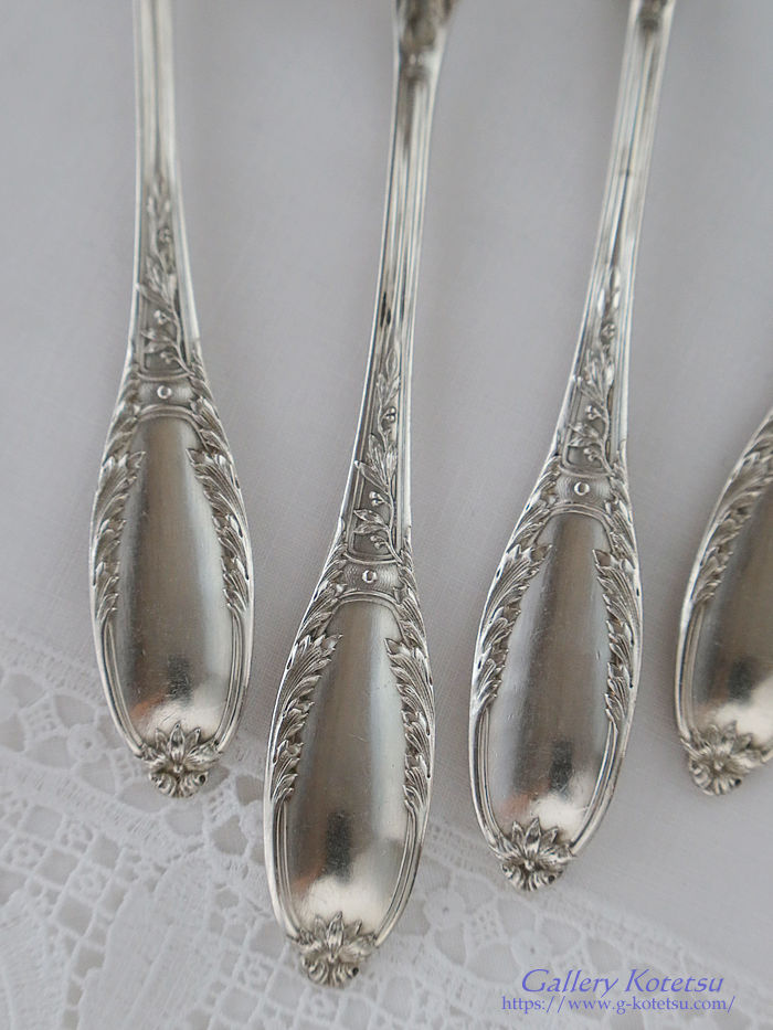 �t�����`�V���o�[�@antique silver dessert fork