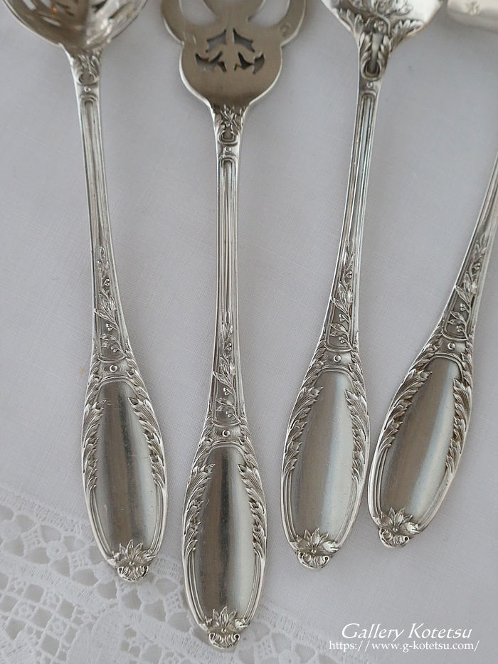 �t�����`�V���o�[�@antique silver dessert fork