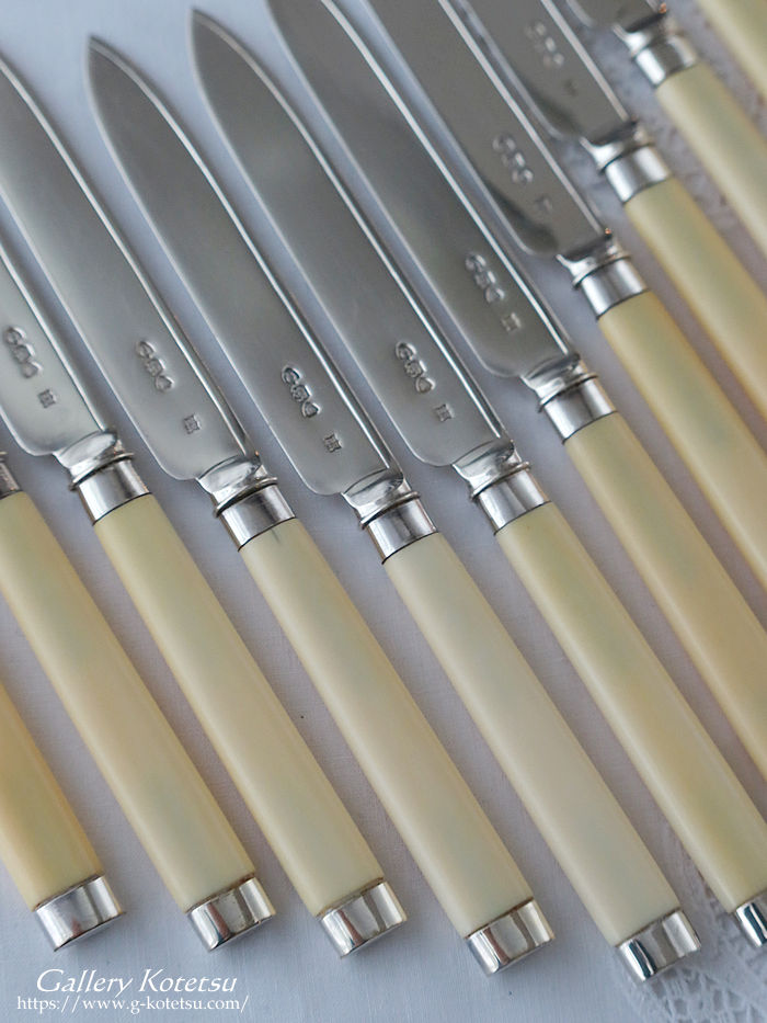 �A�C�{���[�e�B�[�i�C�t�@�A���e�B�[�N�V���o�[ ibory tea knife antique silver 