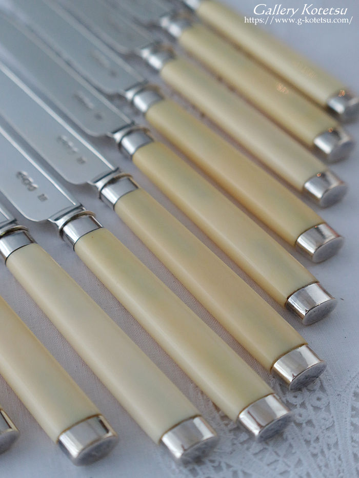�A�C�{���[�e�B�[�i�C�t�@�A���e�B�[�N�V���o�[ ibory tea knife antique silver 