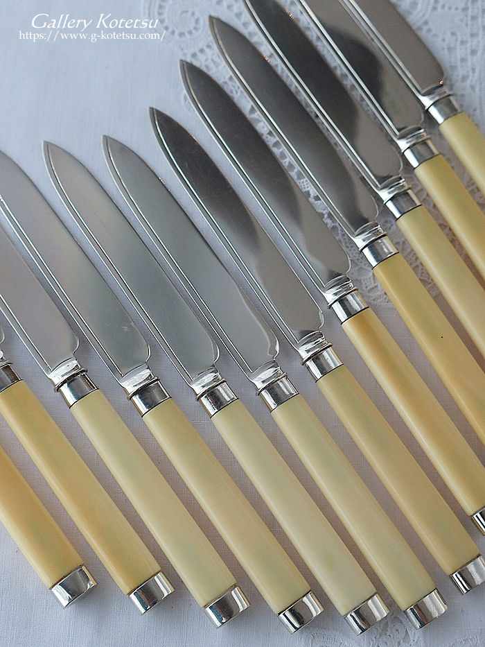 �A�C�{���[�e�B�[�i�C�t�@�A���e�B�[�N�V���o�[ ibory tea knife antique silver 