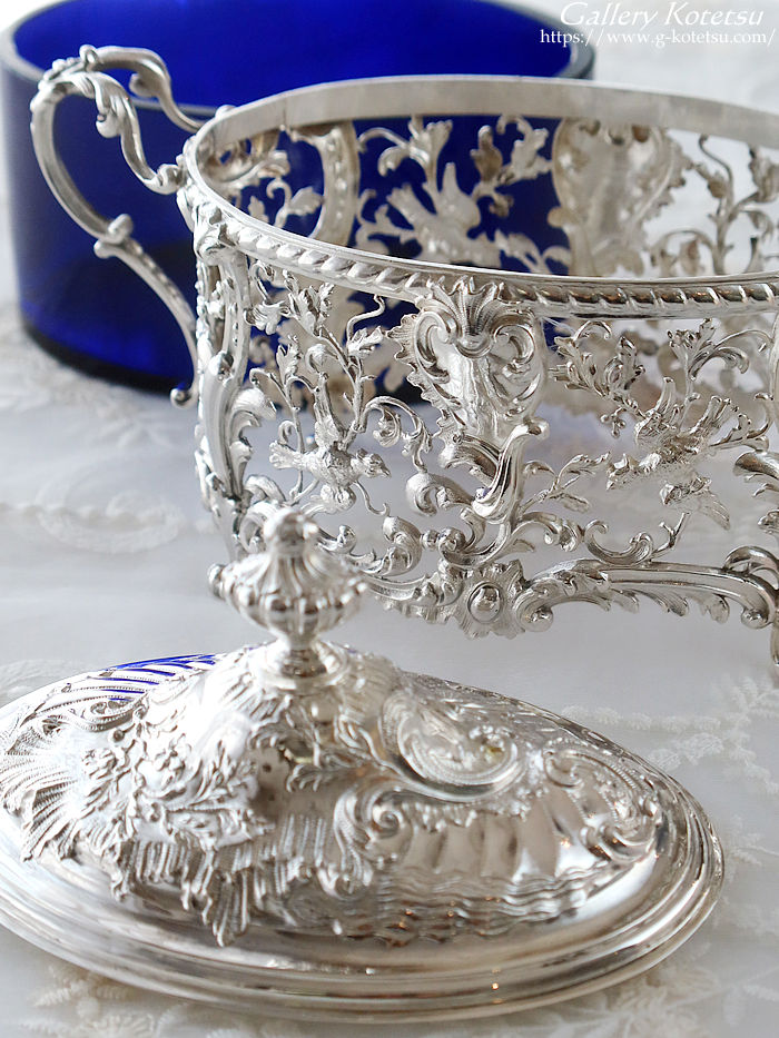 antique silver �A���e�B�[�N�V���o�[�@�t�����`�V���o�[�@�O���X�{�b�N�X