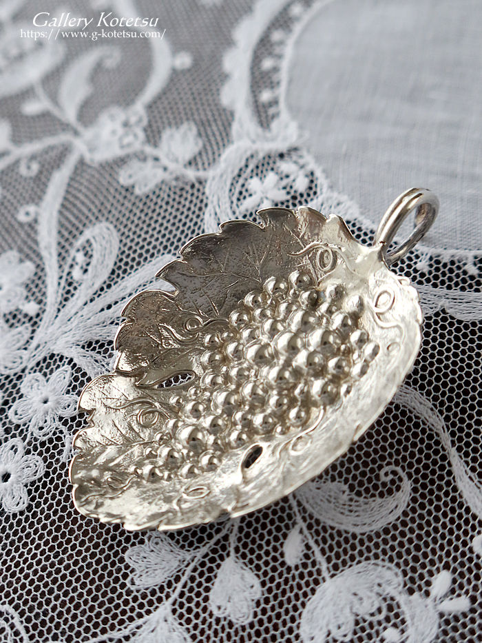 �A���e�B�[�N�V���o�[ antique silver caddy spoon