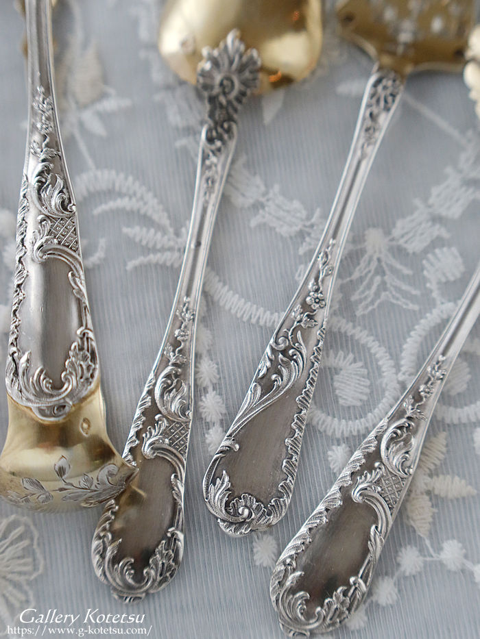 �t�����`�V���o�[�@antique silver dessert fork