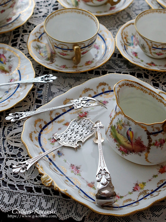 �t�����`�V���o�[�@antique silver dessert fork
