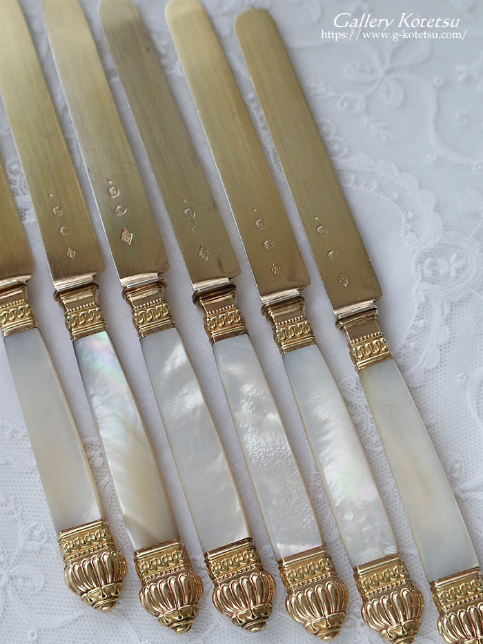 �A���e�B�[�N�V���o�[�@�f�U�[�g�i�C�t antique silver dessert knife