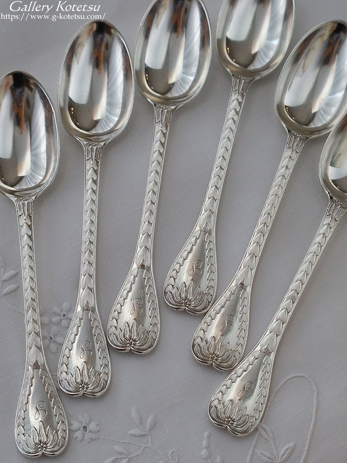 �A���e�B�[�N�V���o�[�@�e�B�[�X�v�[���@antique silver teaspoon