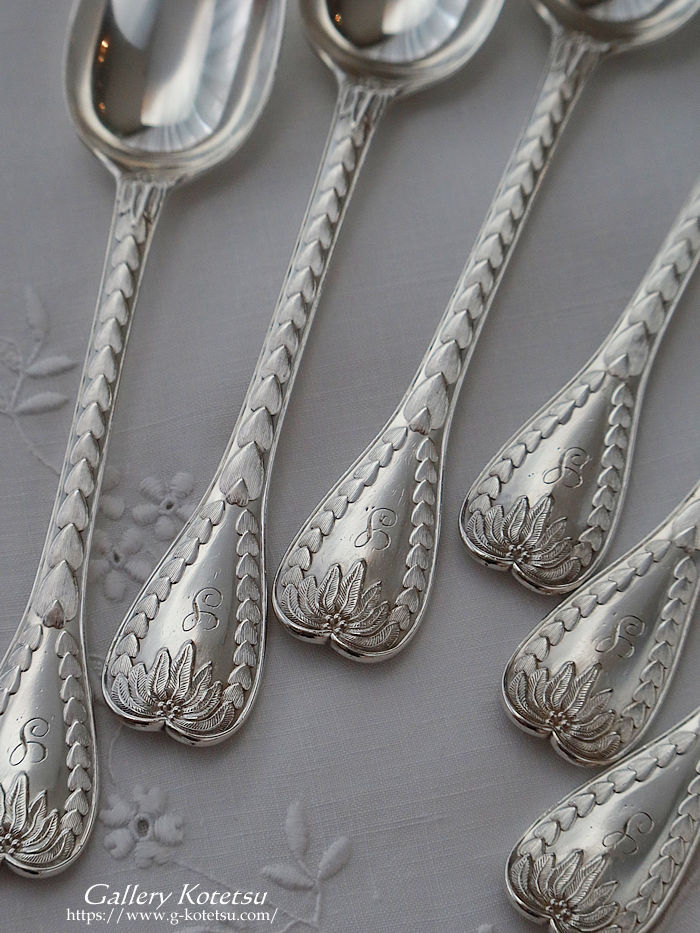 �A���e�B�[�N�V���o�[�@�e�B�[�X�v�[���@antique silver teaspoon