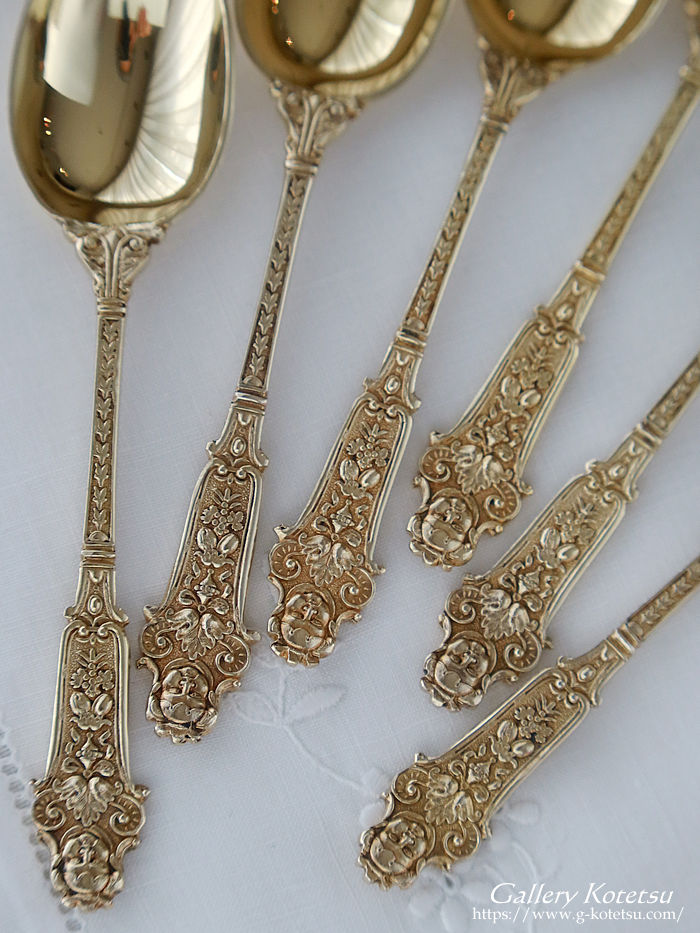 �A���e�B�[�N�V���o�[�@�e�B�[�X�v�[���@antique silver teaspoon