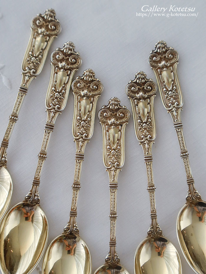 �A���e�B�[�N�V���o�[�@�e�B�[�X�v�[���@antique silver teaspoon