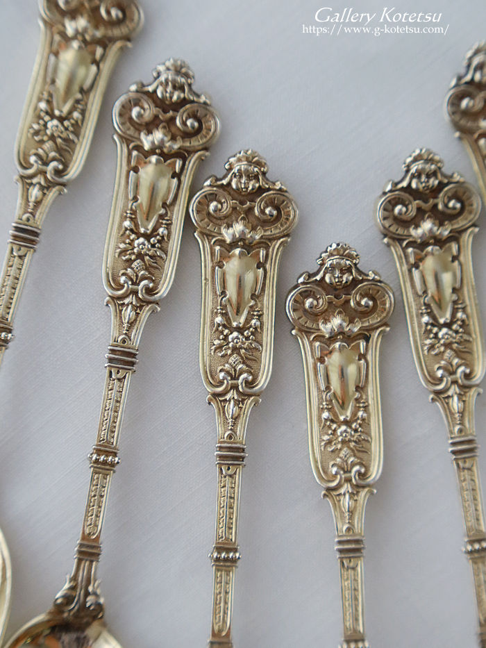 �A���e�B�[�N�V���o�[�@�e�B�[�X�v�[���@antique silver teaspoon