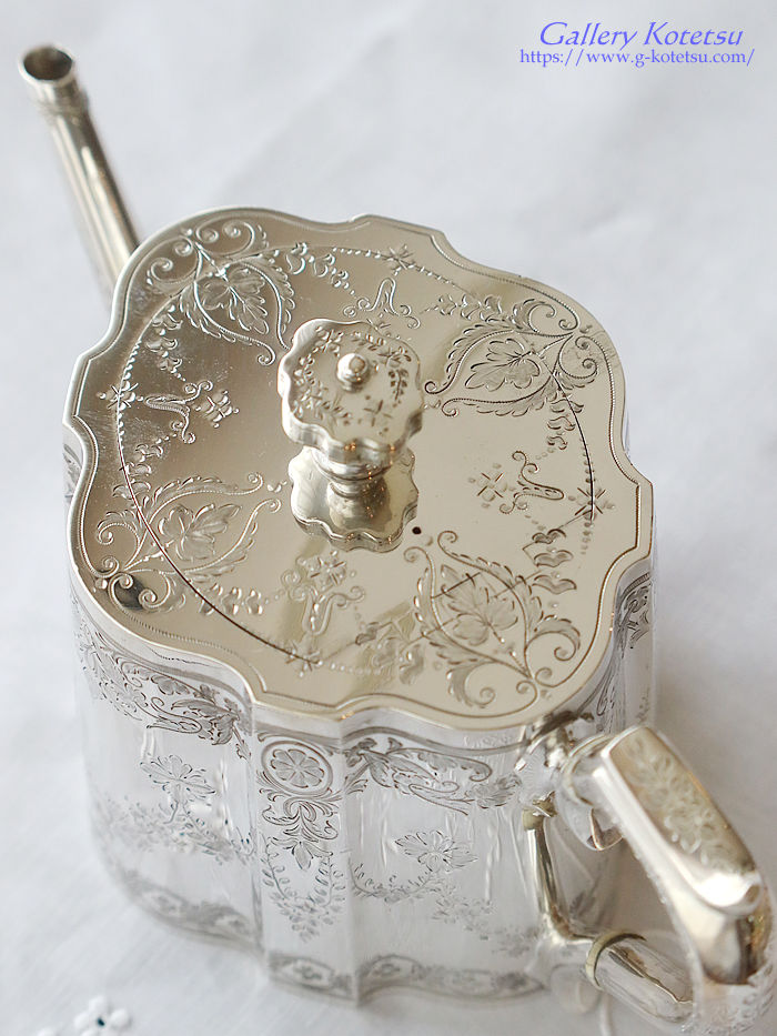 �A���e�B�[�N�V���o�[�@�e�B�[�|�b�g antique silver tea pot